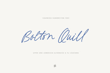 Bolton Quill Script