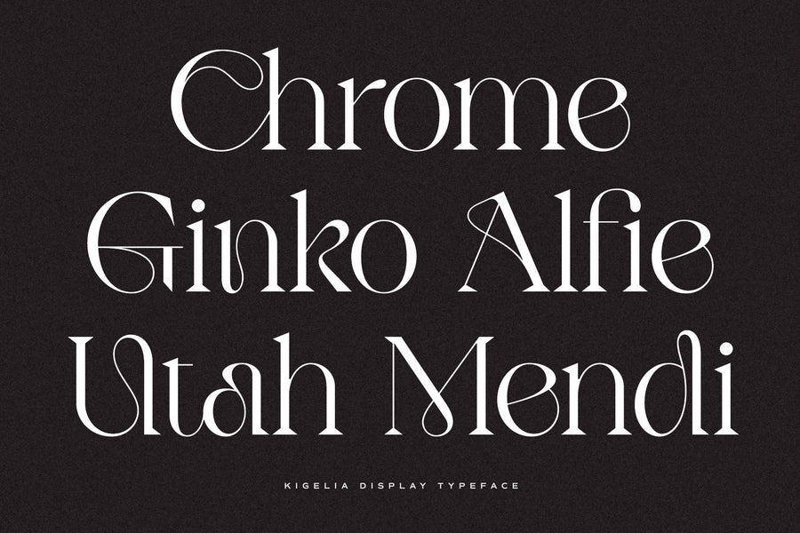 Kigelio | Display Serif