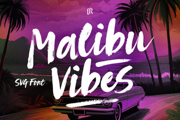 Malibu Vibes SVG Font