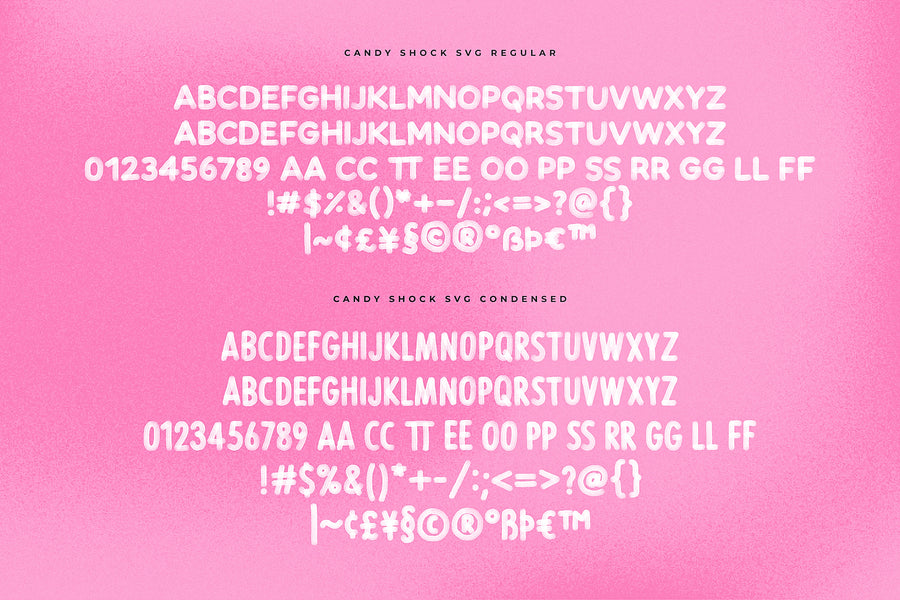 Candy Shock SVG Font