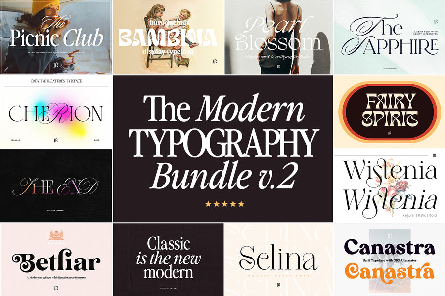 The Modern Typography Bundle v.2