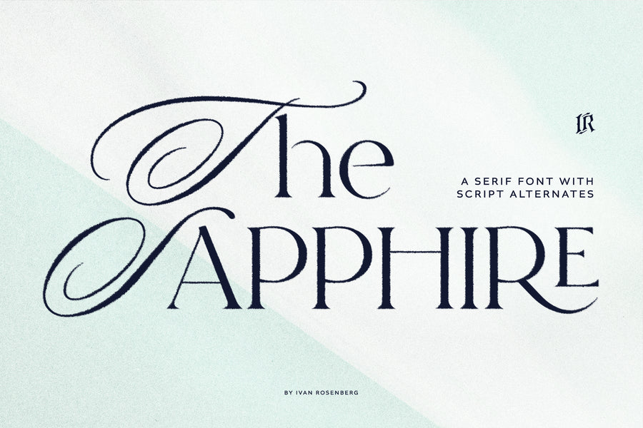 The Sapphire - A Calligraphic Serif