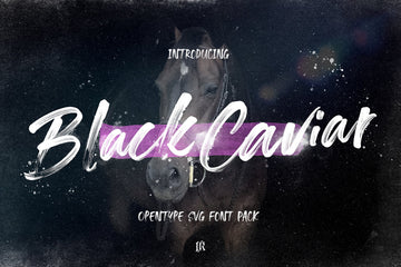 Black Caviar SVG Font