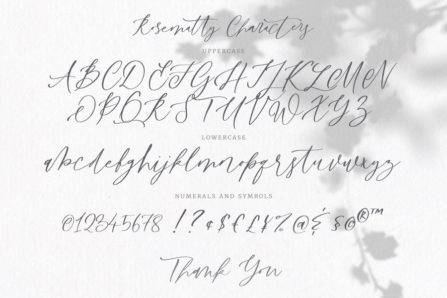 Rosematty Font