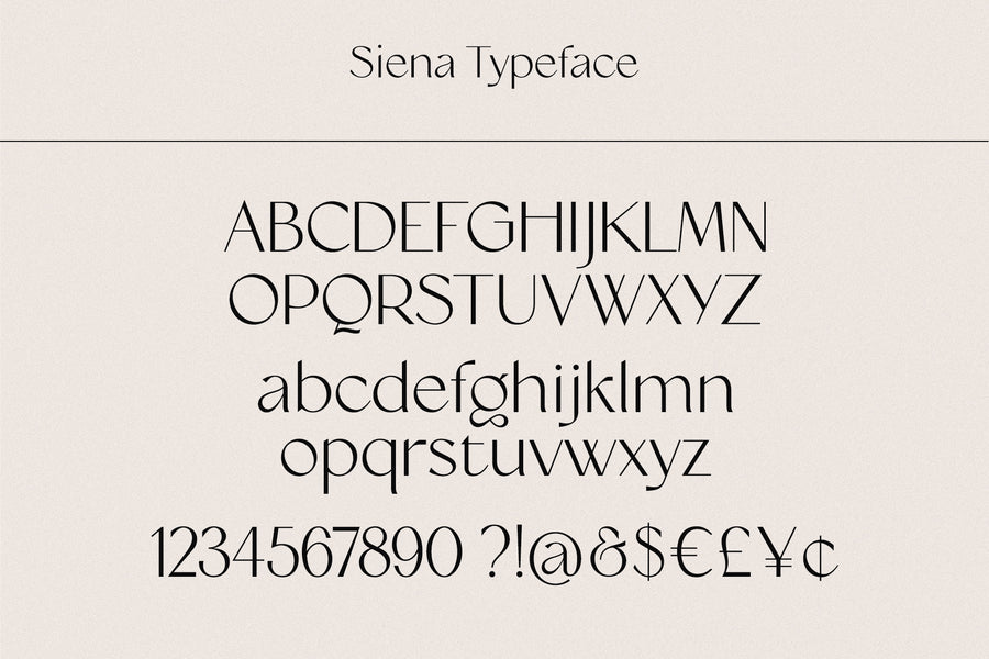 Siena Typeface