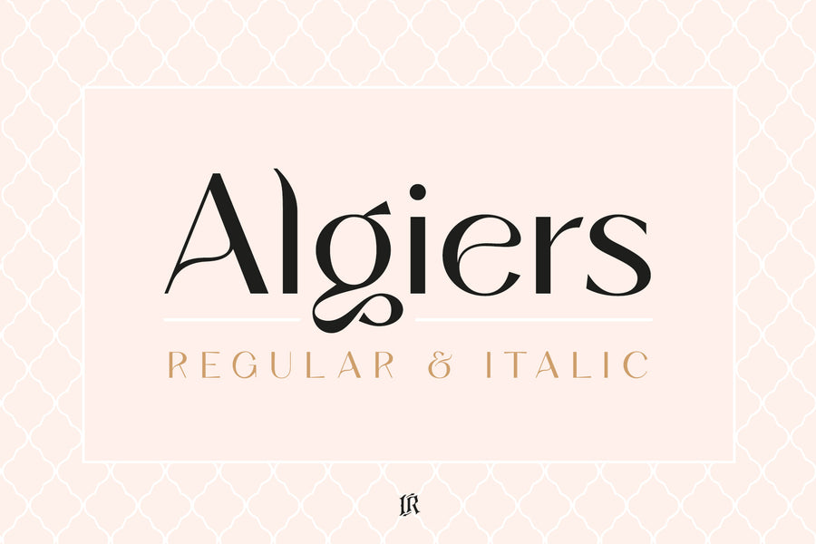 Algiers - A Modern Sans Serif