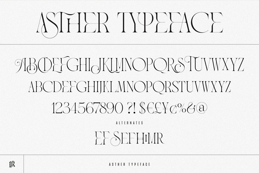 Asther - Fashion Font