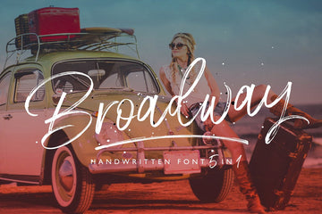 Broadway Script Font