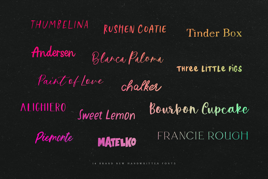 Magic Box - Handcrafted Fonts Bundle