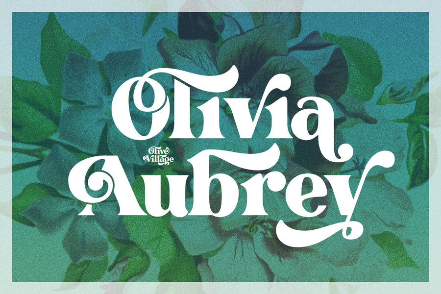 Olive Village - Vintage Font