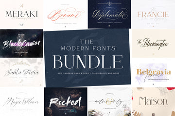 The Modern Fonts Bundle